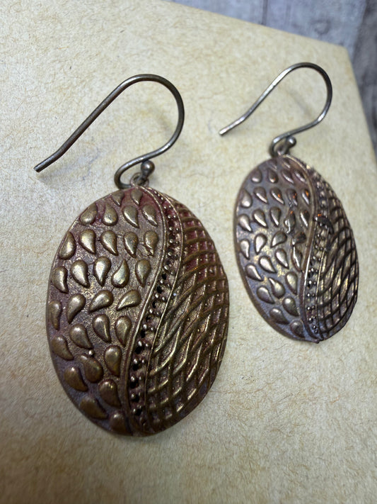 Antique Style Brass Earrings - Ceredigion Dreadlocks