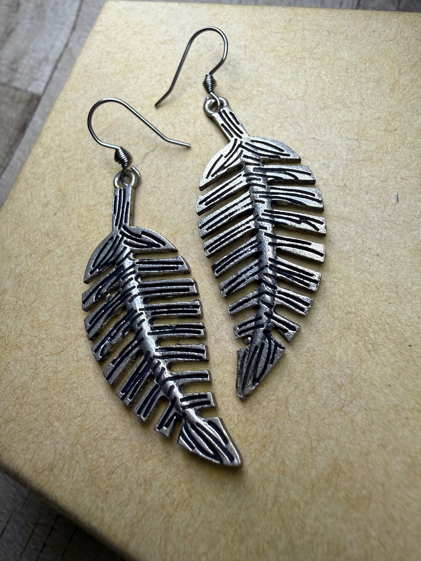 Silver Feather Earrings - Ceredigion Dreadlocks