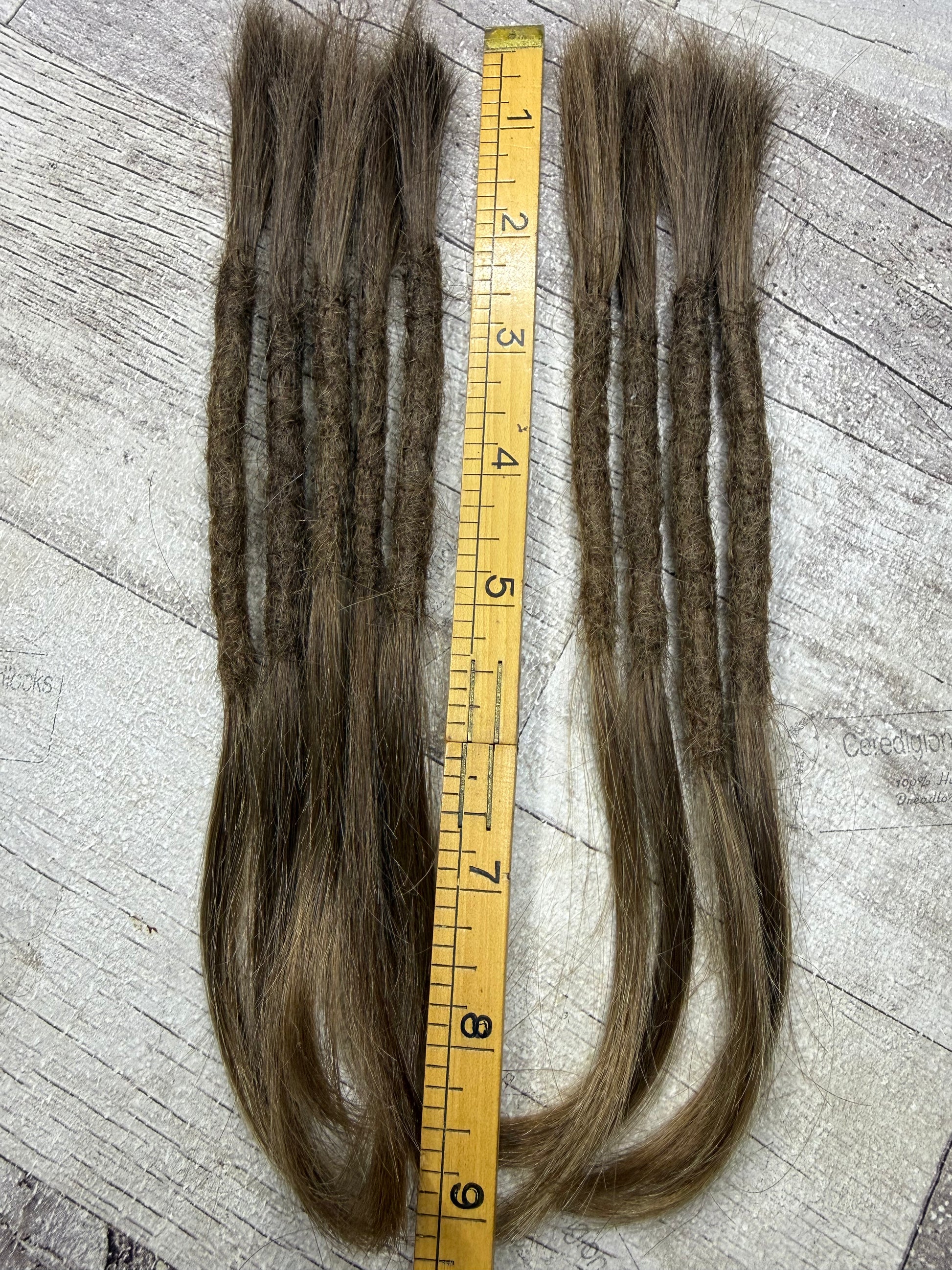 Raw Dark Blonde 9 Inch Extensions - Ceredigion Dreadlocks