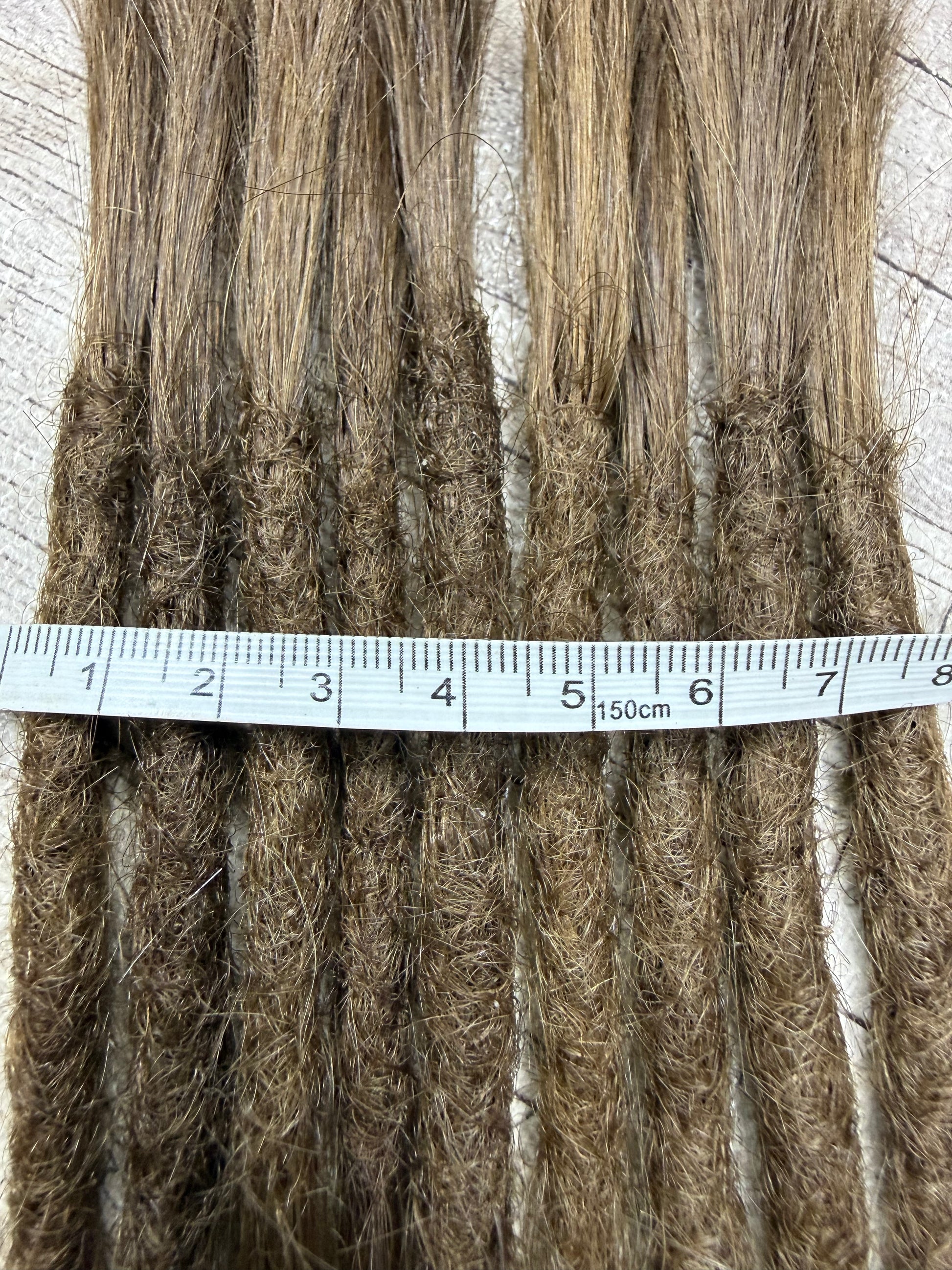 Raw Dark Blonde 9 Inch Extensions - Ceredigion Dreadlocks