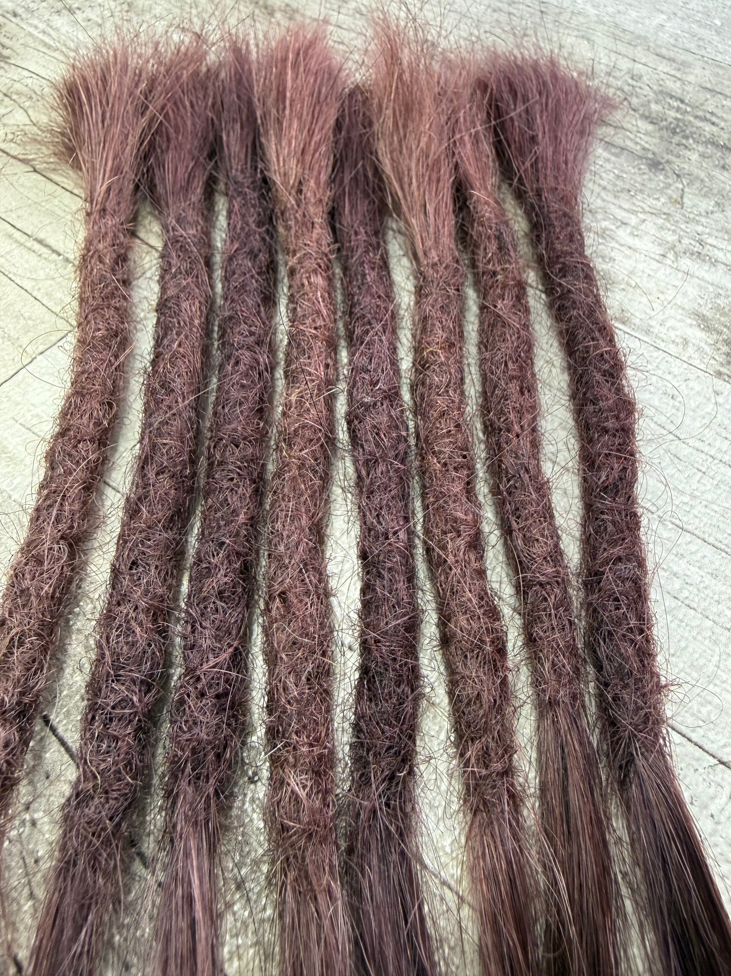 Plum Purple 11 Inch Extensions - Ceredigion Dreadlocks