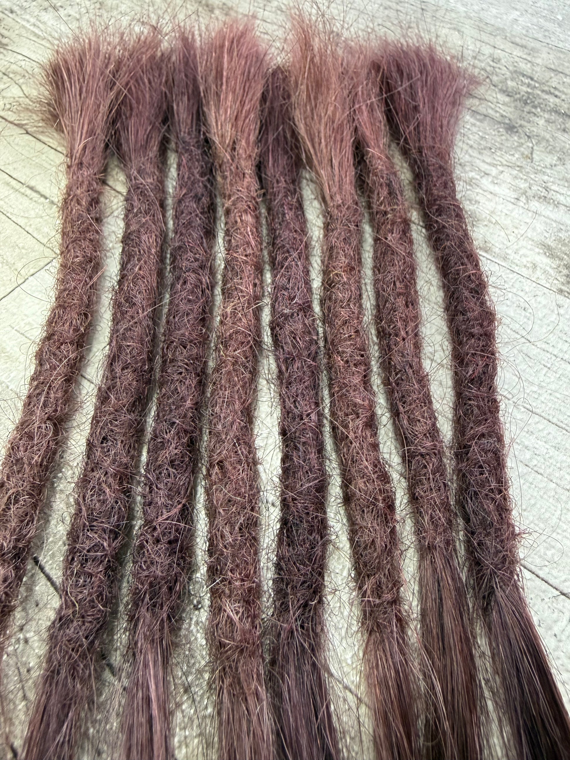 Plum Purple 11 Inch Extensions - Ceredigion Dreadlocks