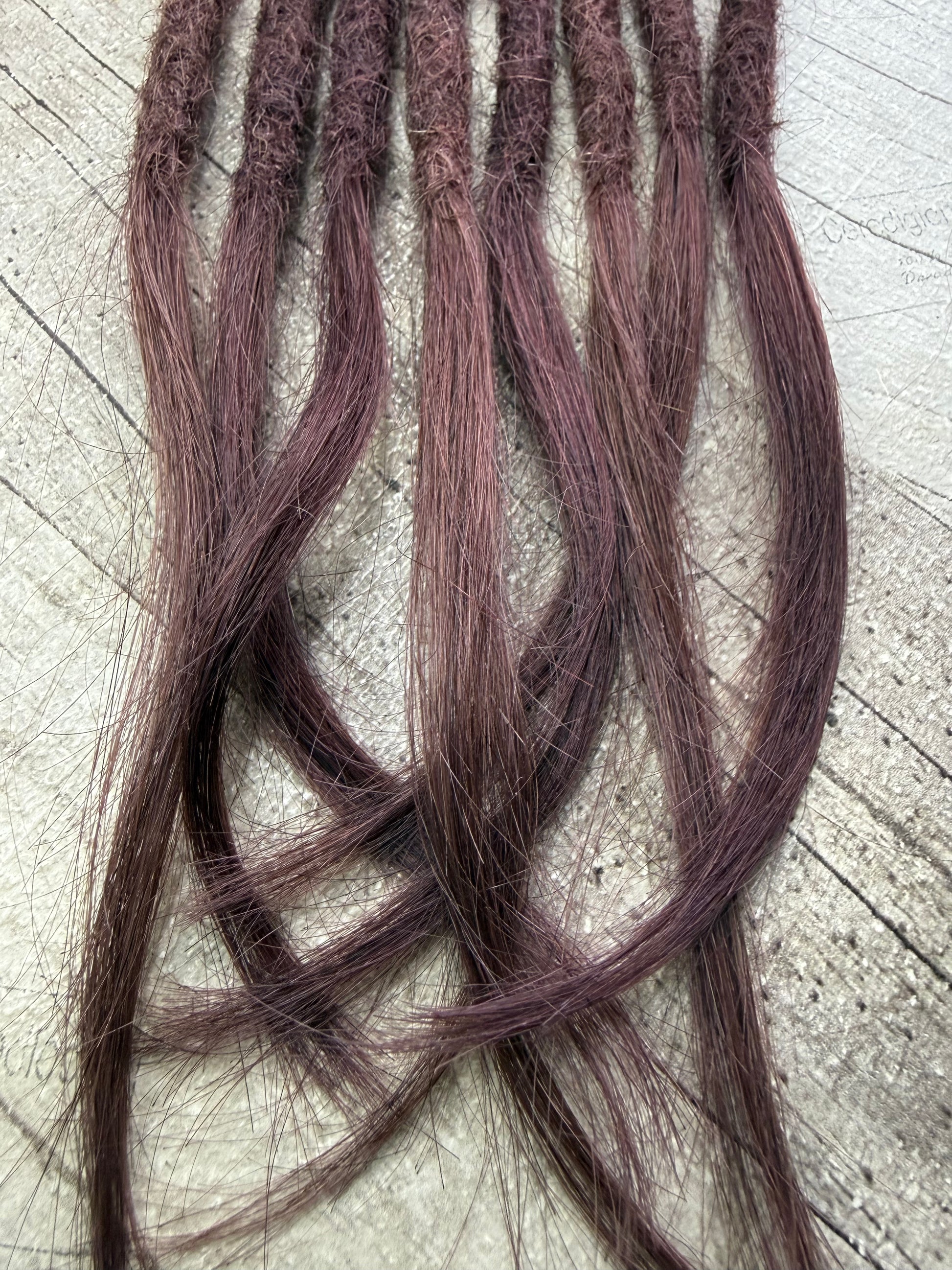 Plum Purple 11 Inch Extensions - Ceredigion Dreadlocks