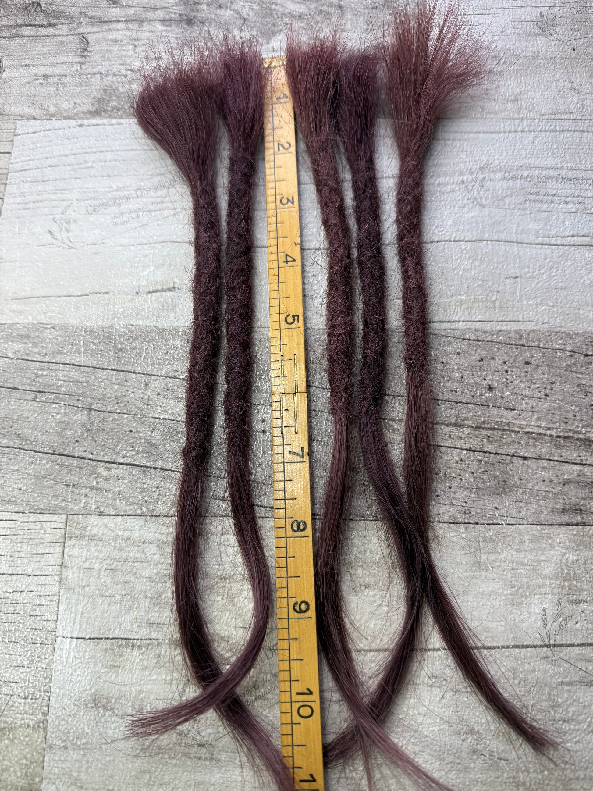 Plum Purple 11 Inch Extensions - Ceredigion Dreadlocks