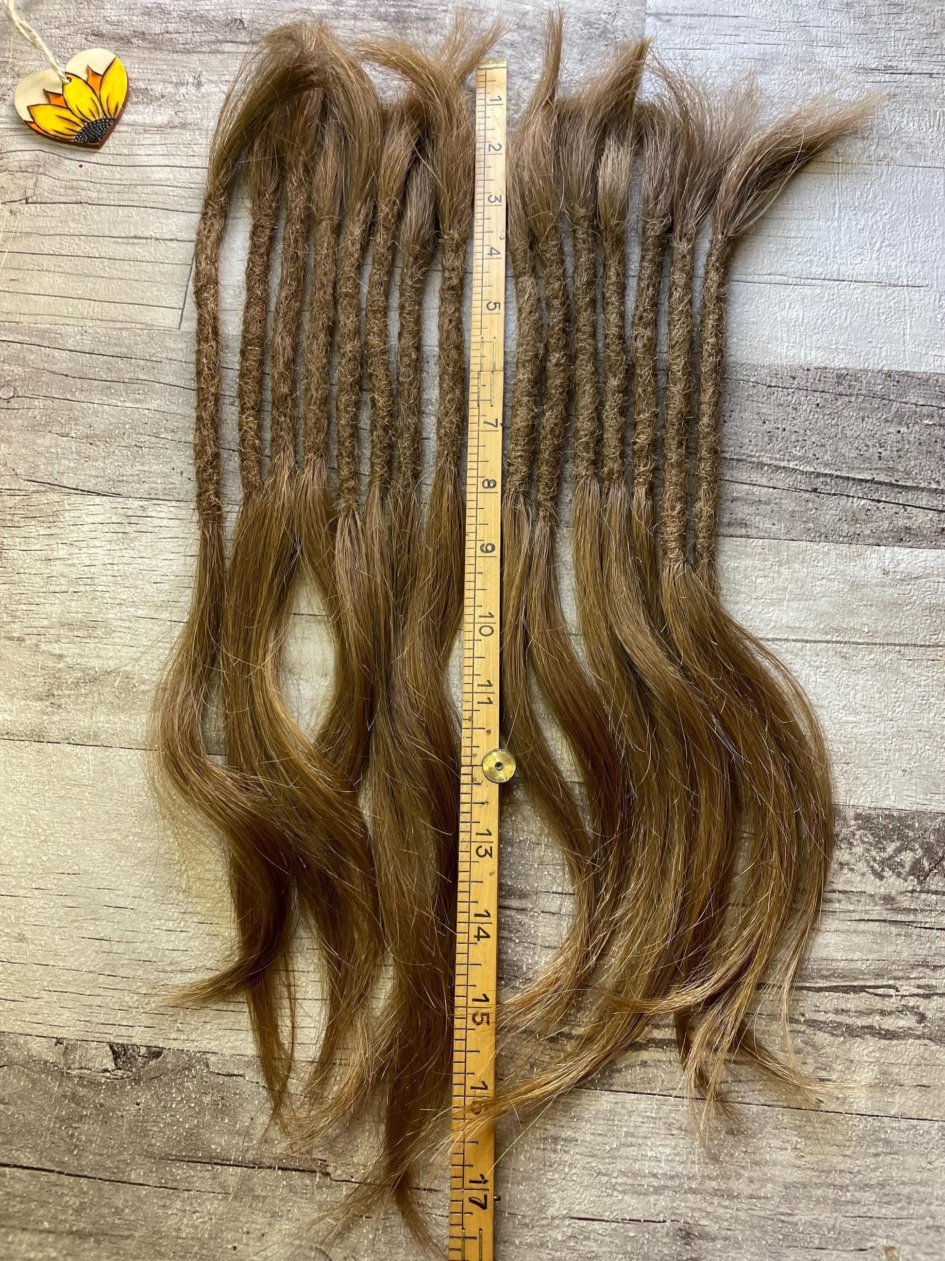 Raw Blonde Straight 17 Inch Extensions - Ceredigion Dreadlocks