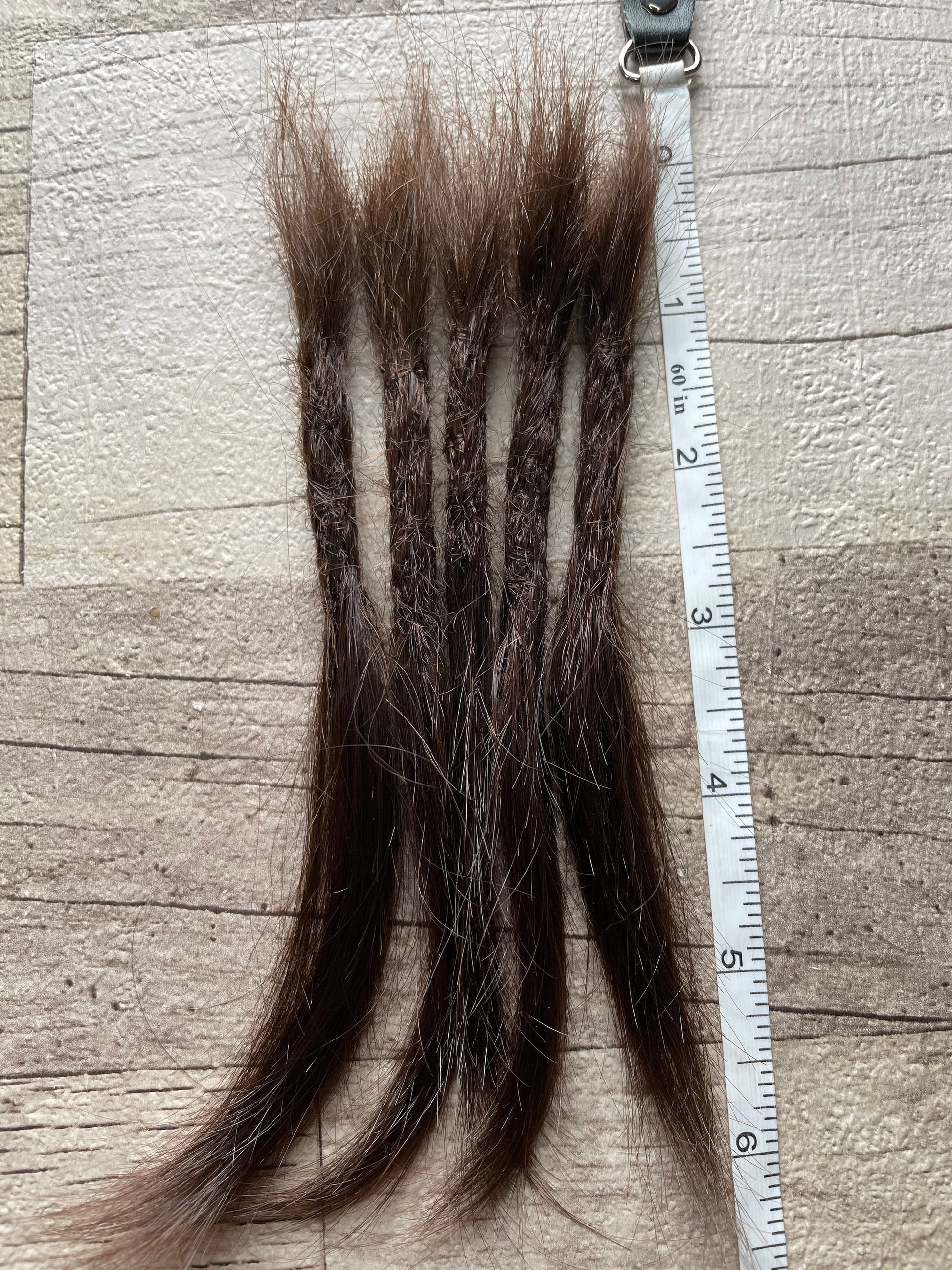 Raw Brown Straight 6 Inch Extensions - Ceredigion Dreadlocks