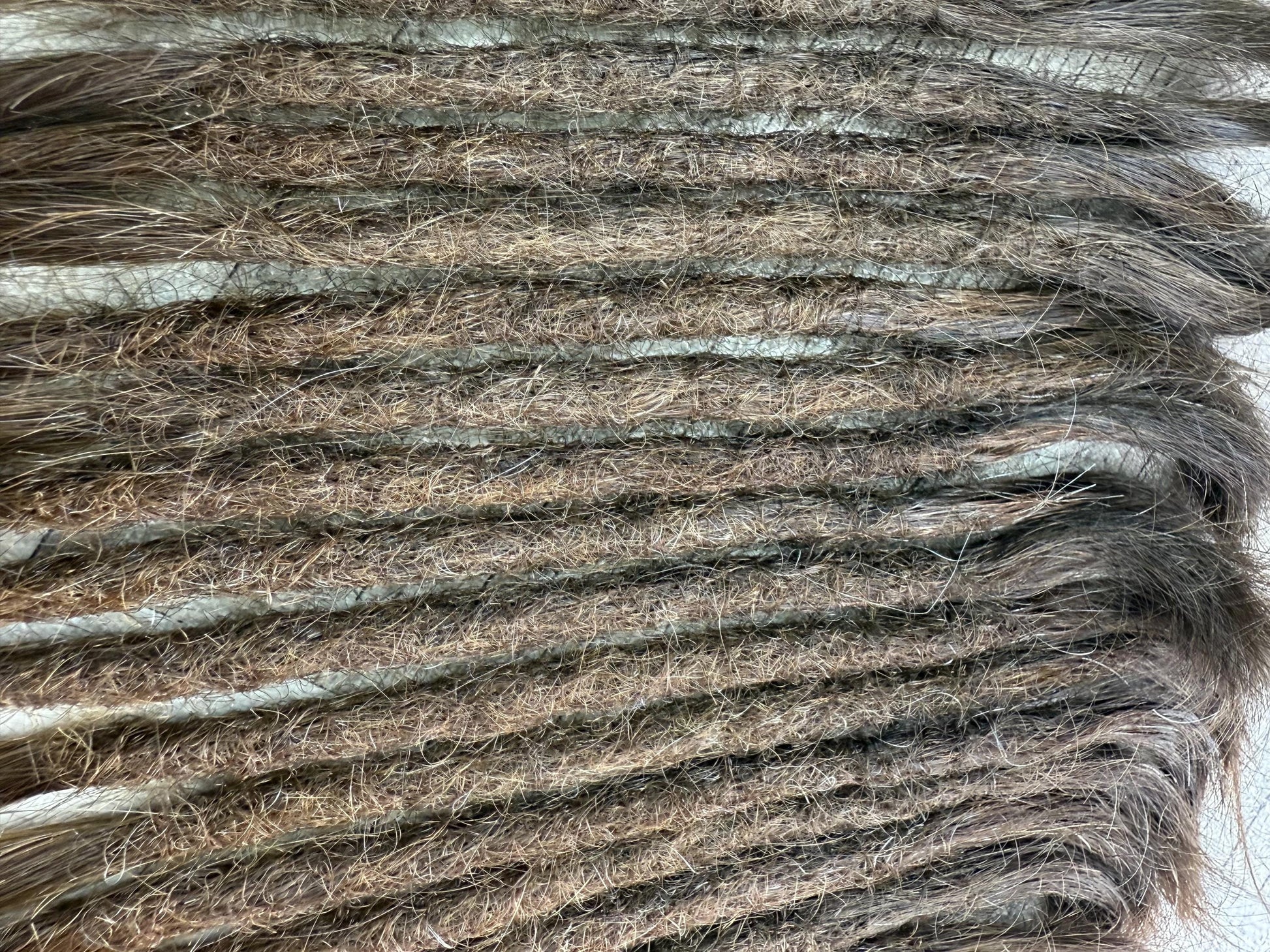 x22 Raw Virgin Golden Brown 100% Human Hair Dreadlock Extensions 13 Inches